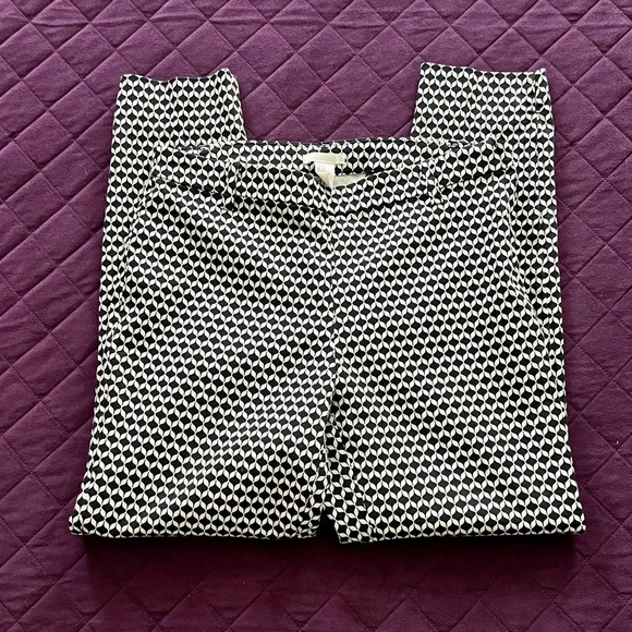 H&M Black and White Geometric Trousers - Picture 4 of 8